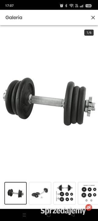 Mam do sprzedania hantle żeliwne HMS 10 Sprzęt do ćwiczeń