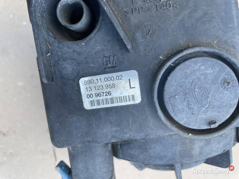 13123958 Halogen lampa przeciwmgielna lewa opel zachodniopomorskie Szczecin