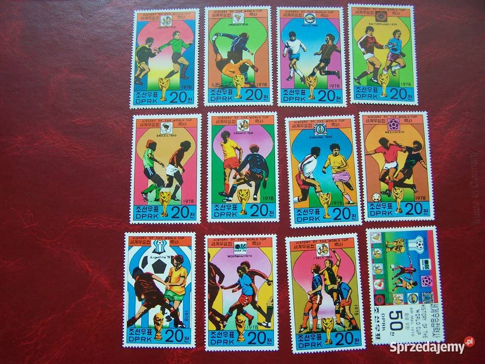 Korea 1978 MNH Piłka nożna Argentyna 78 śląskie Tychy