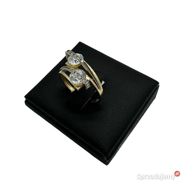 Złoty Pierścionek pr 585 295g R16 Elbląg
