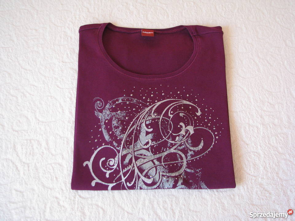 Koszulka OLSEN ze zdobieniami bluzka Tshirt LXL Krapkowice
