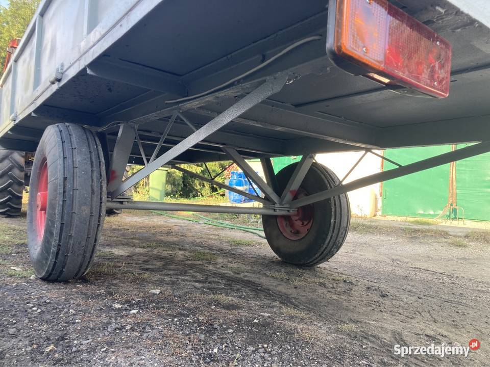 Przyczepa 1 osiowa rolnicza 4mx18m Sobków