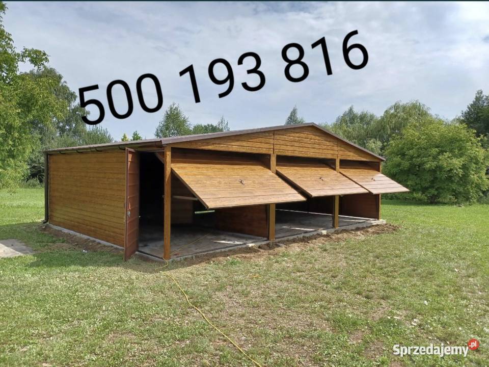 Garaże blaszane Kłocko