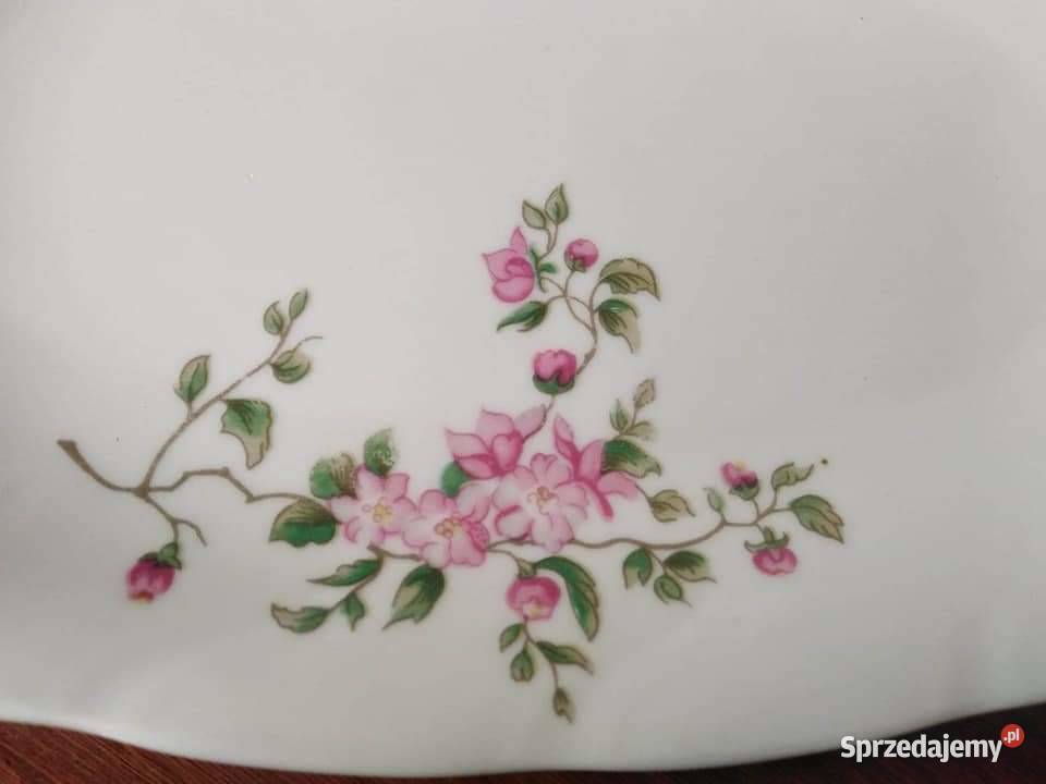 Półmisek porcelanowy pnącze kwiatów Porcelana i szkło dolnośląskie Wałbrzych sprzedam