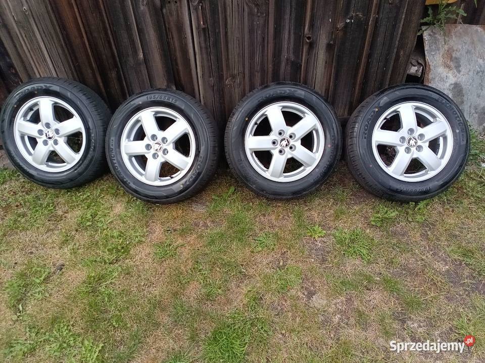 Koła aluminiowe Skoda Octavia 1 plus nowe opony Zgierz sprzedam
