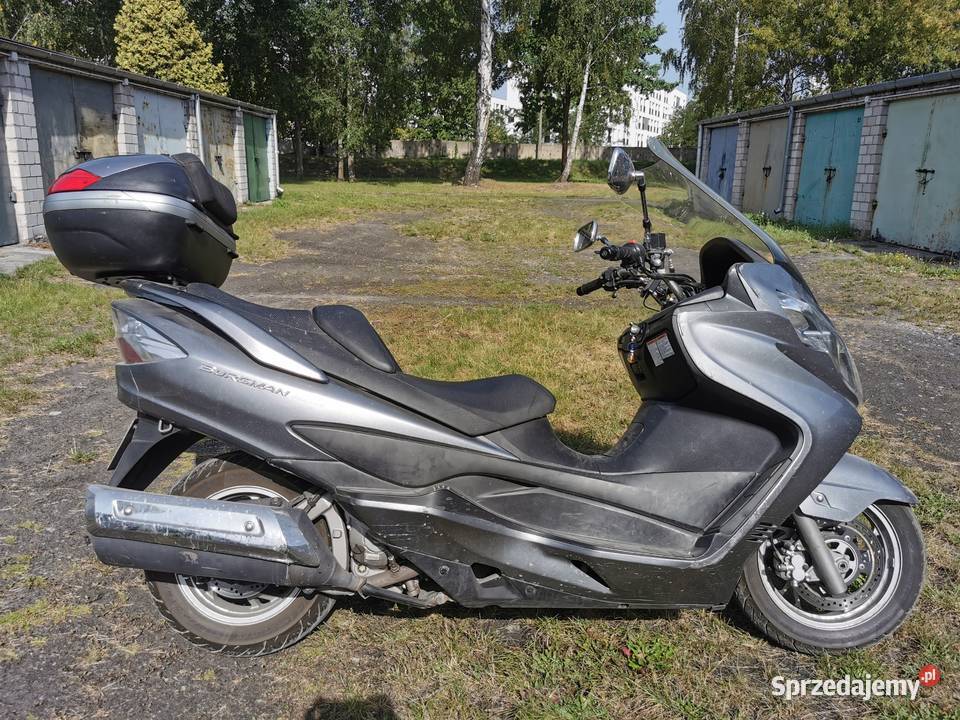 Burgman AN 400 K7 2007r z kufrem centralnym 400cm3 Zielonka sprzedam