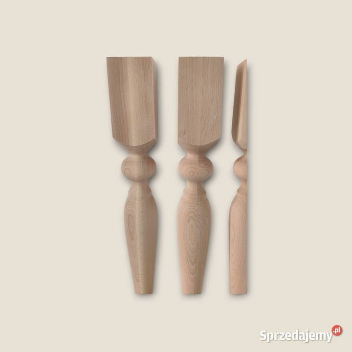 nogi stołowe bukowe noga bukowa toczona 75 stół Nogi i nóżki Bolesławiec