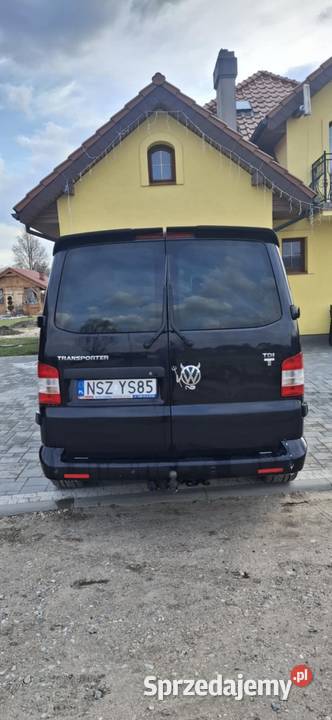 Volkswagen VW Transporter Caravele Multivan T5 warmińsko-mazurskie Wielbark