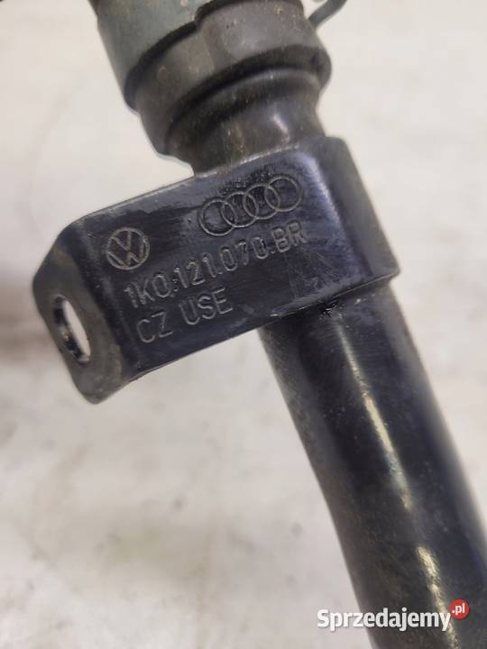 RURA WĄŻ WODY AUDI VW SKODA ORYGINAŁ 1K0122070BR Motoryzacja Przystajń