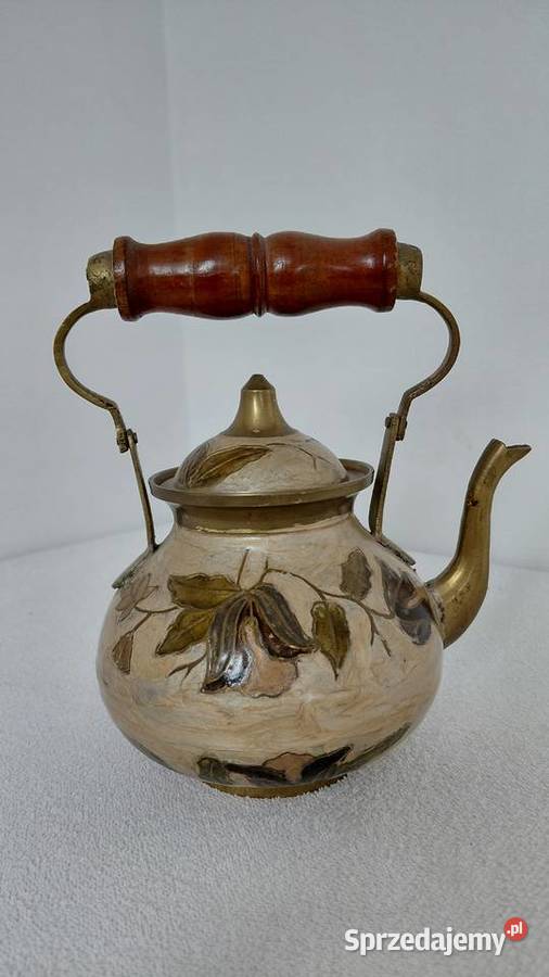 Czajnik Imbryk mosiądz