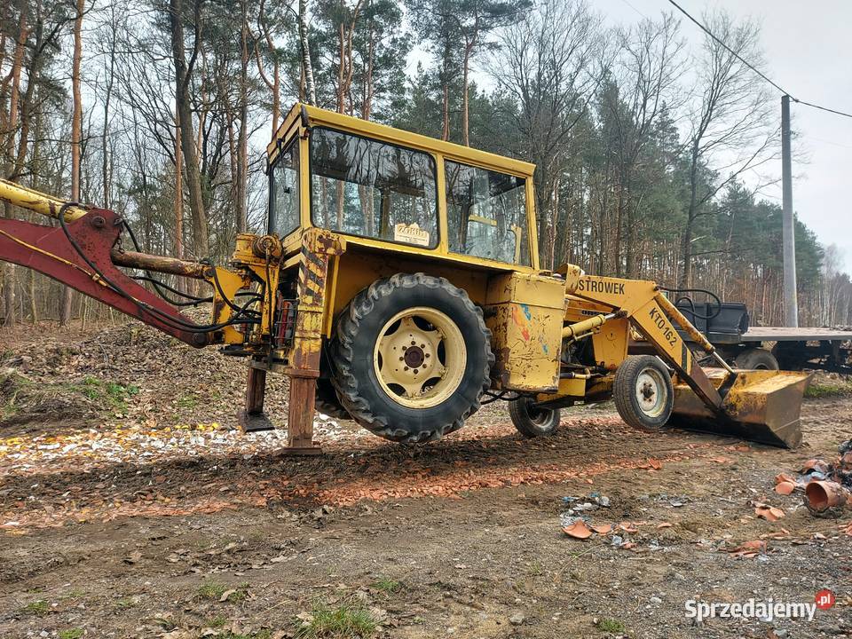 Koparko ładowarka ostrówek k 162 cat jcb Wola Rzędzińska sprzedam