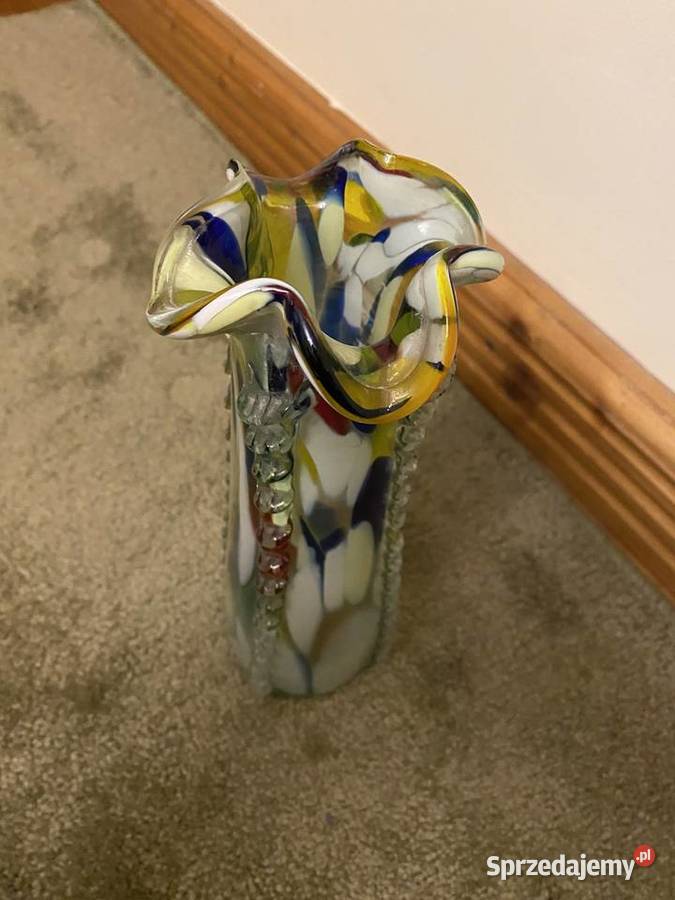 Wazony Krosno szklane PRL Stargard