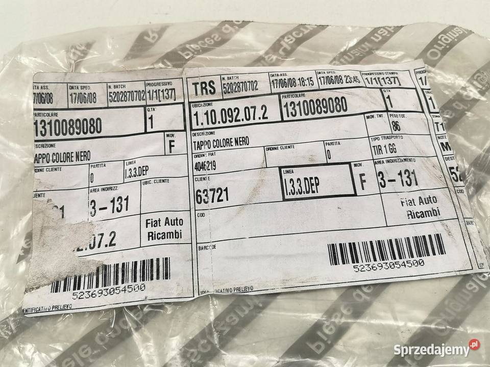 OSŁONA WLEWU PALIWA FIAT DUCATO 2011 NOWA