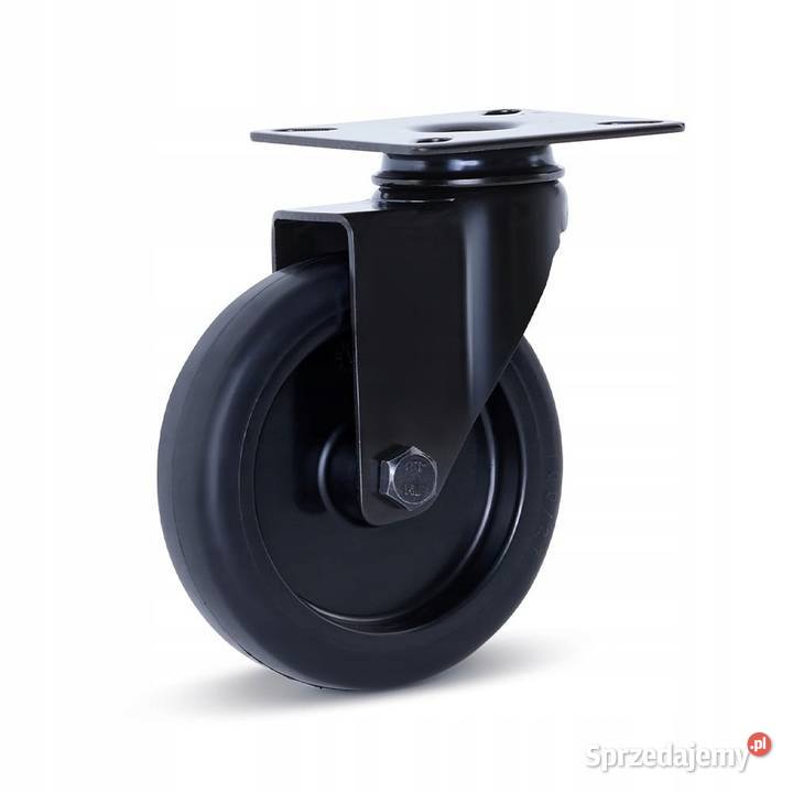 Zestaw 4 Kół Obrotowych Hamulec 100mm360 Guma