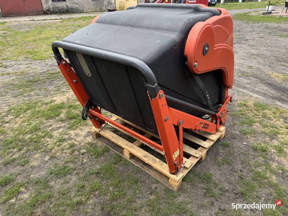 Kosz na trawę wysoki wysyp turbina ssawa rura Pobiedziska