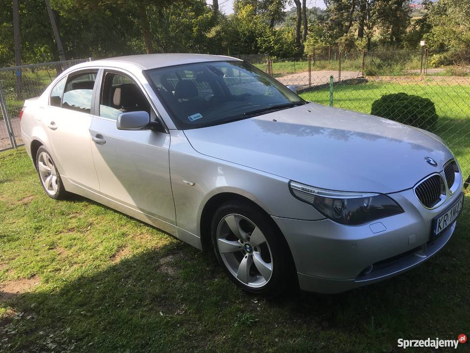 Bmw e60 22benzyna srebrny Kraków