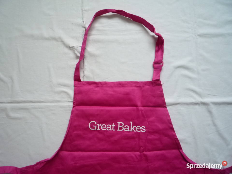 Nowy Różowy Fartuch kuchenny z kieszenią Ścierki, rękawice i fartuchy zachodniopomorskie Szczecin