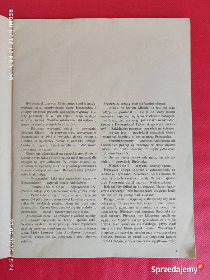 Zaginiony sztandar Ludwik Paczyński wyd 1 z 1986 Antyki, Sztuka, Kolekcje Katowice