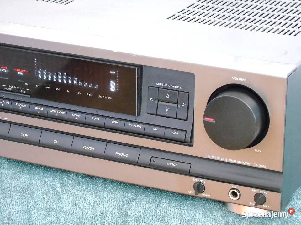Wzmacniacz Sony TAD505 korektor graficzny Jasło