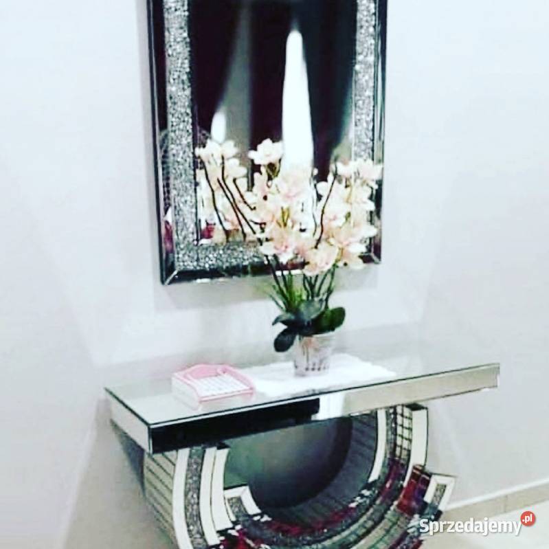 Duże lustro prostokątne glamour 120x80 z Nowy Sącz sprzedam