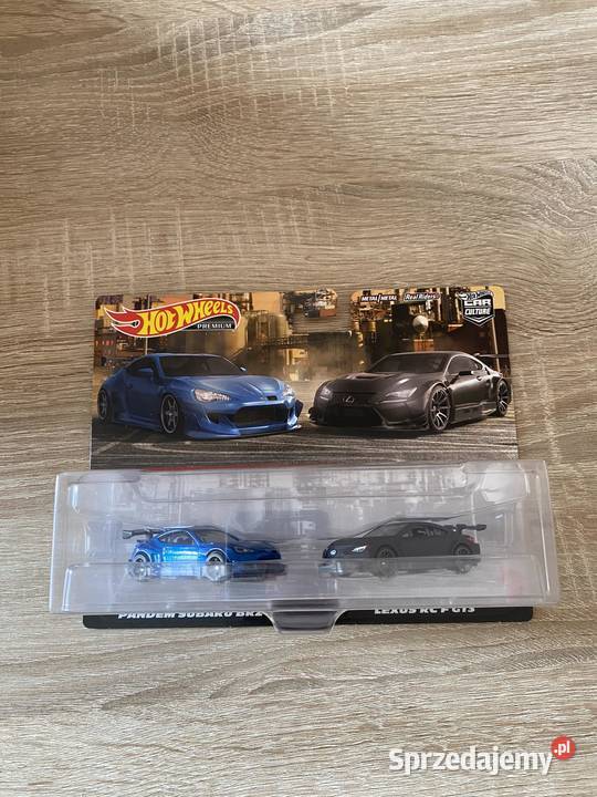 Hot Wheels Premium Dwupak Subaru BRZ Lexus RC F Tarnawa