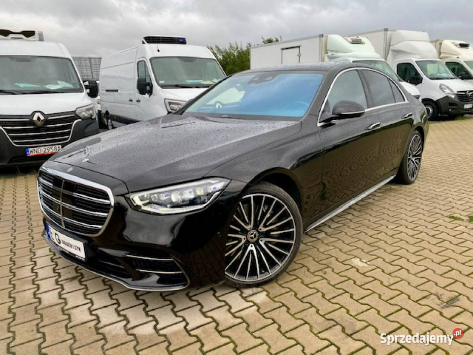Mercedes S 580 SALON VOLL 4X4 DYSTRONIC OŚ garażowany Mercedes-Benz Leszno