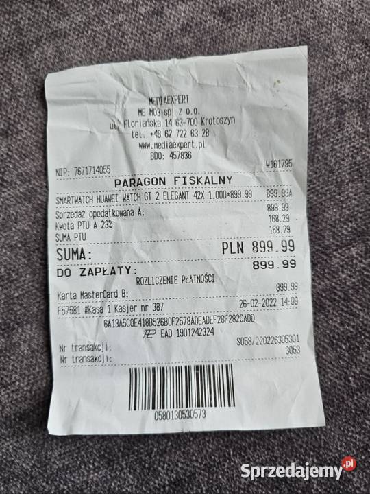 Sprzedam zegarek Huawei Watch GT2 Miejska Górka