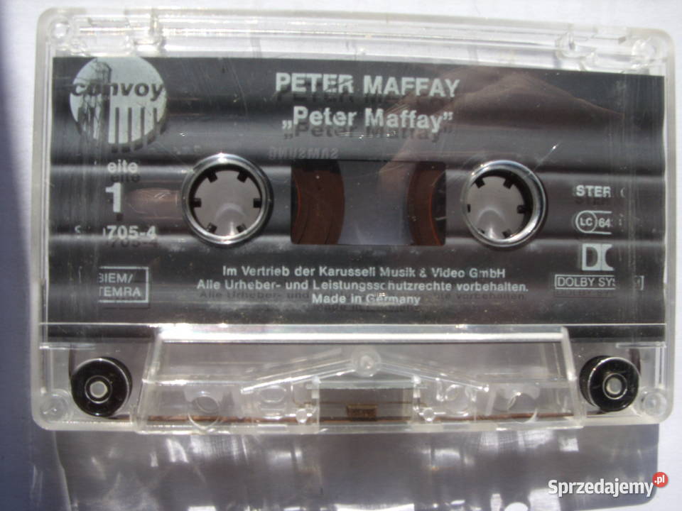 Kaseta audi PETER MAFFAYSTEK AUF 1992 Płyty i kasety Wołów
