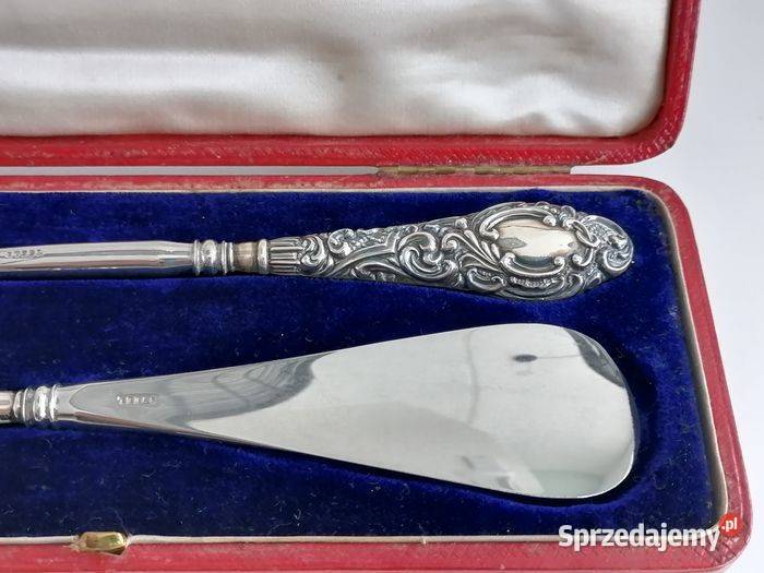 Wiktoriańska łyżka do butów i haczyk na guziki w mazowieckie