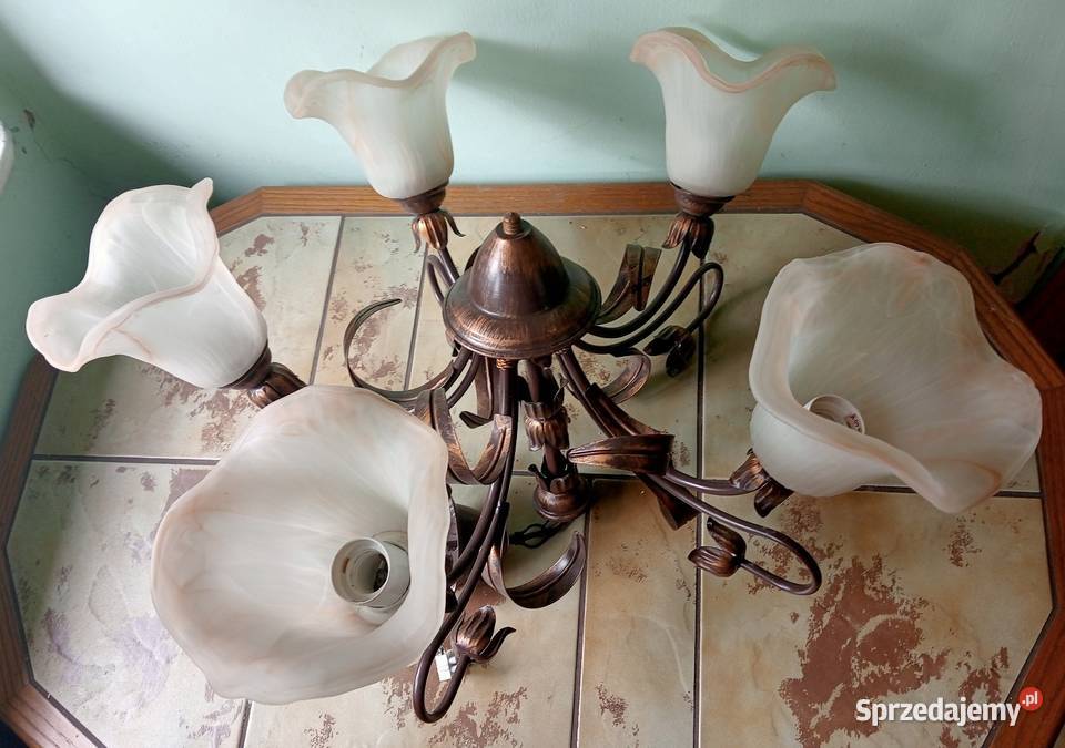 Żyrandol lampa wisząca 100 sprawna w pięknym Jaworzno sprzedam