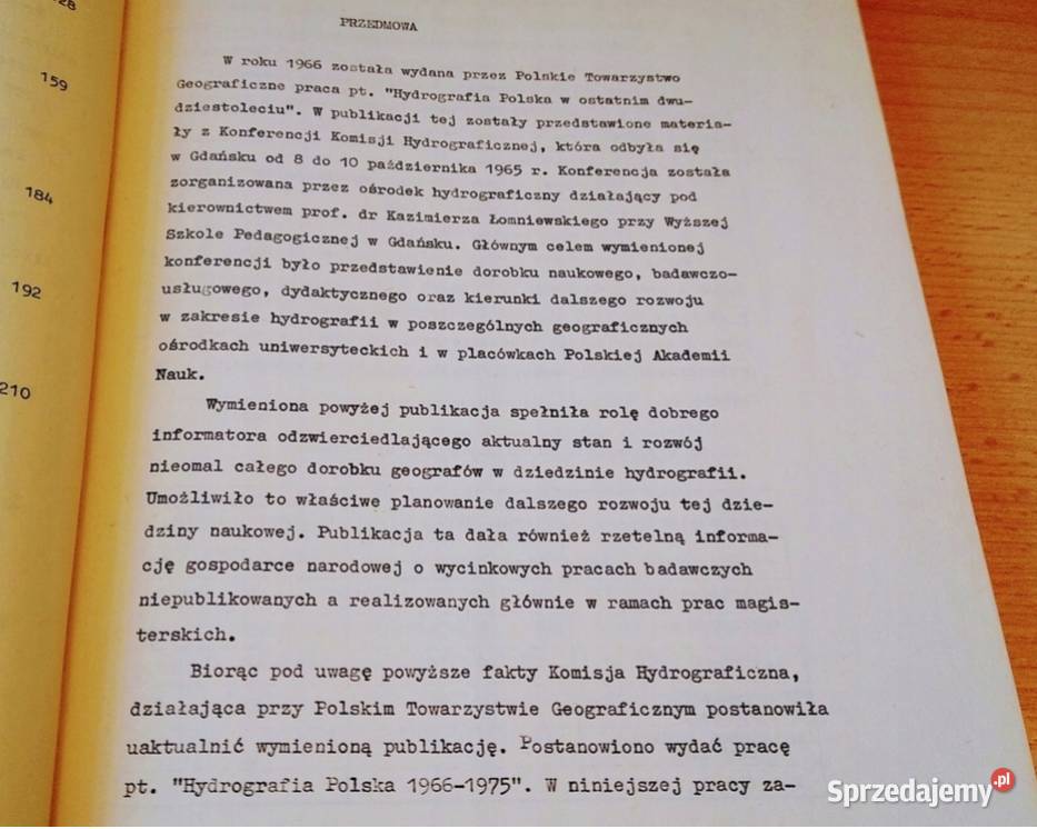 Hydrografia polska 19661975 Michał Żurawski Gdańsk