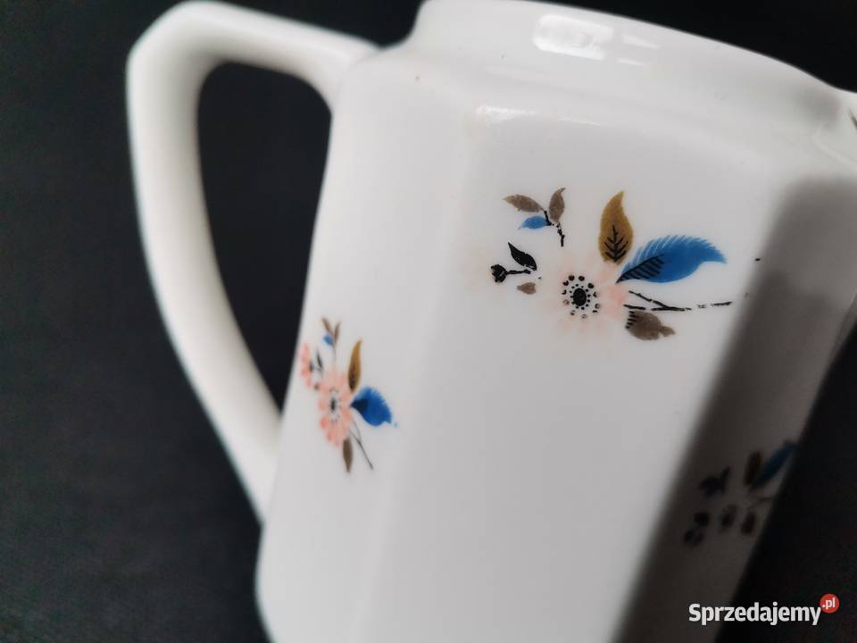 Stary przedwojenny mlecznik porcelana Śląska Art