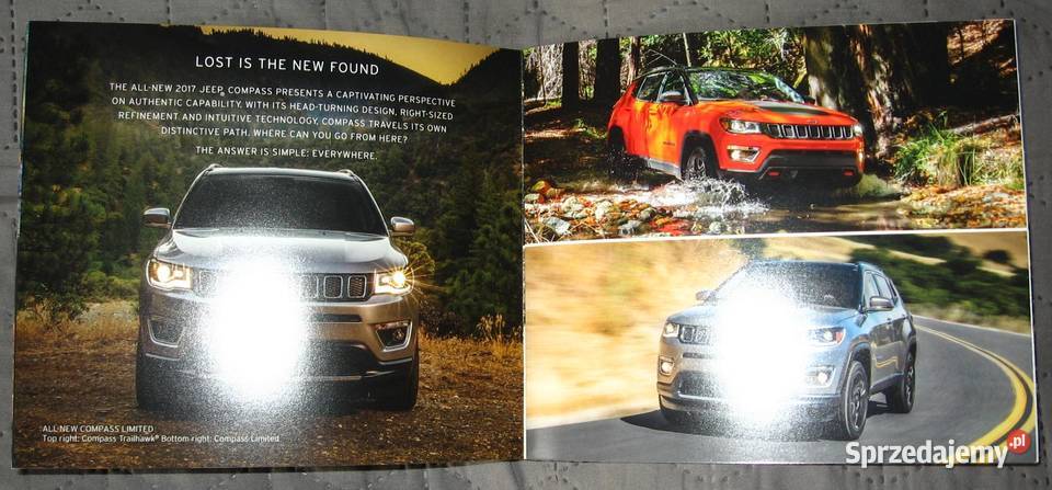JEEP 2017 prospekt katalog Kępice sprzedam