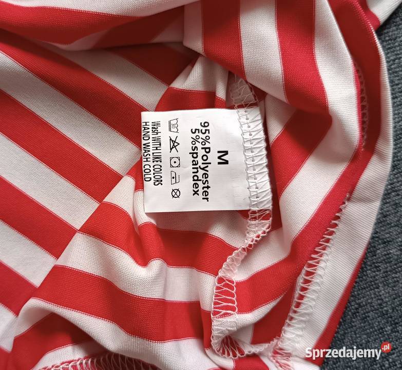 Nowa bluzka w czerwone paseczki M Paski Moda i Styl śląskie Gliwice