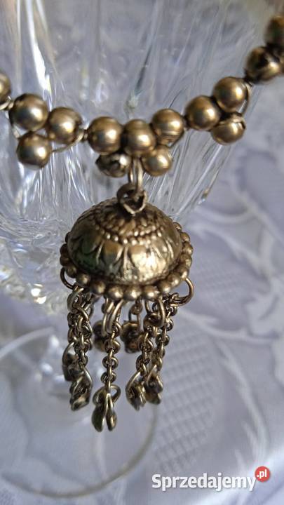 MAROKAŃSKIE BRZĘCZĄCE POSREBRZANE KOLCZYKI Piła