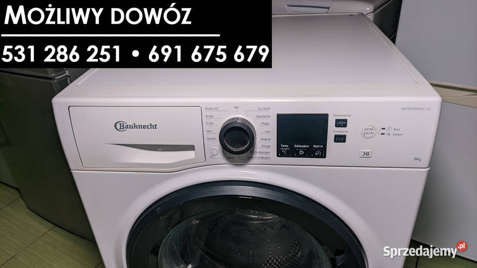 Pralka Bauknecht pojemność 8 1400 obrmin Dobrzyń nad Wisłą