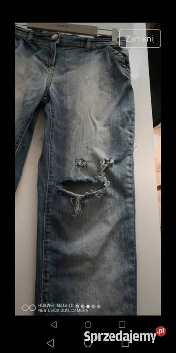 Damskie spodnie z dziurami Moszczenica