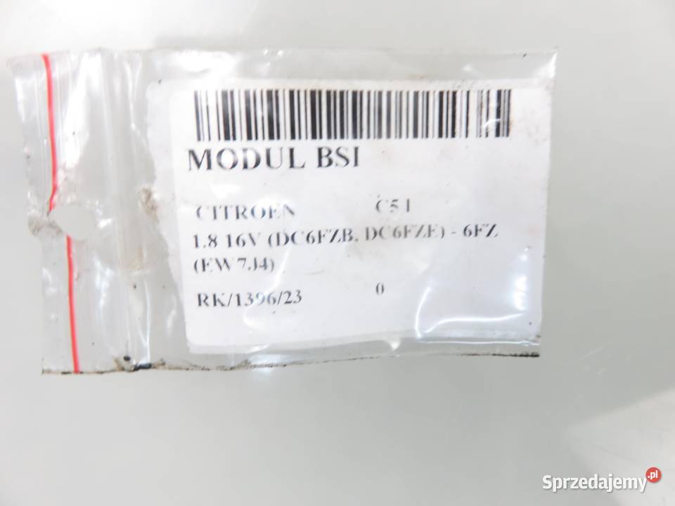 BSI CITROEN C5 I 18 16V 9646226880