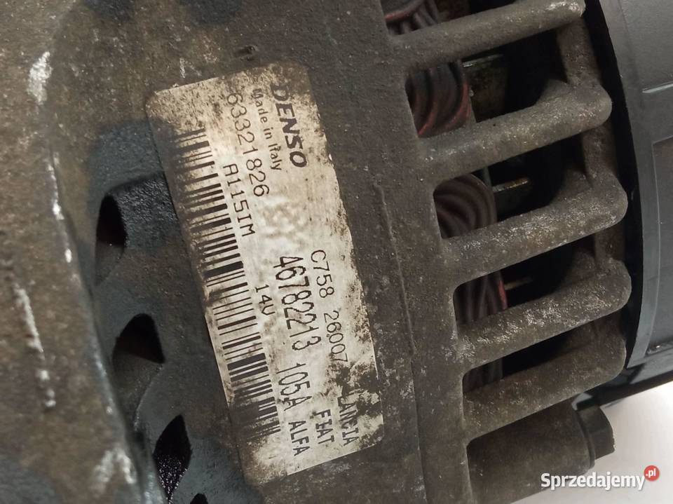 ALTERNATOR 46782213 19 JTD Alfa Romeo GT I Układ elektryczny silnika