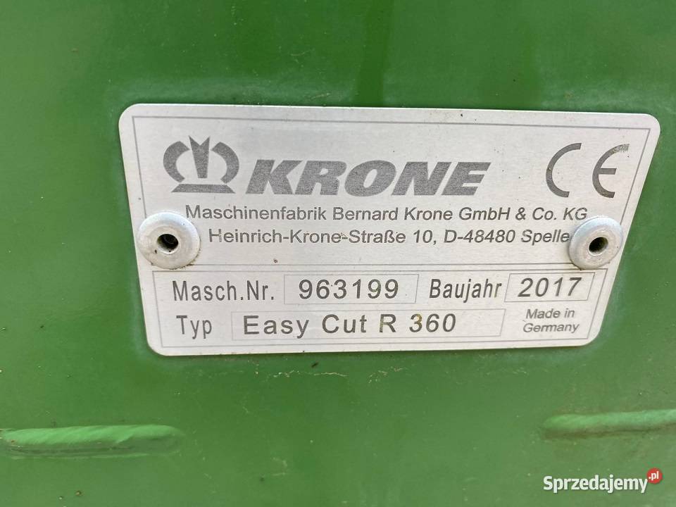 kosiarka KUHN FC283Krone Zambrów