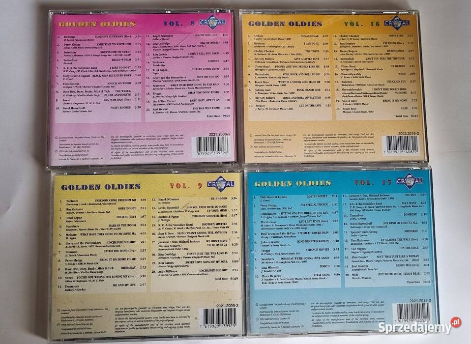 Płyty CD 25 Oldies Best Rolling Oldies 7 sztuk