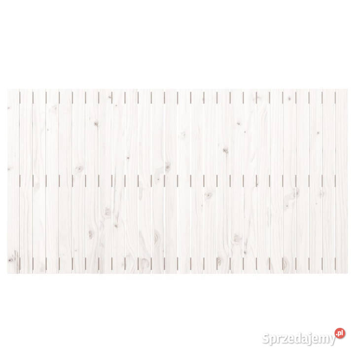 Wezgłowie łóżka białe 166x3x90 lite drewno Warszawa sprzedam