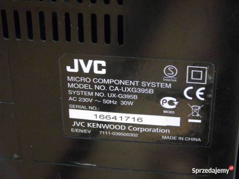 Wieża JVC CAUXG395 CD USB mp3 kolumny WYSYŁKA Jasło sprzedam