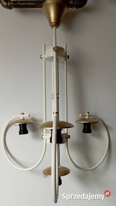 Lampa vintage retro żyrandol PRL Zbylitowska Góra