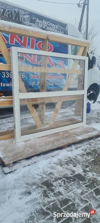 OKNO KacprzaK 160x138 FIX OKNA Używane Witryna