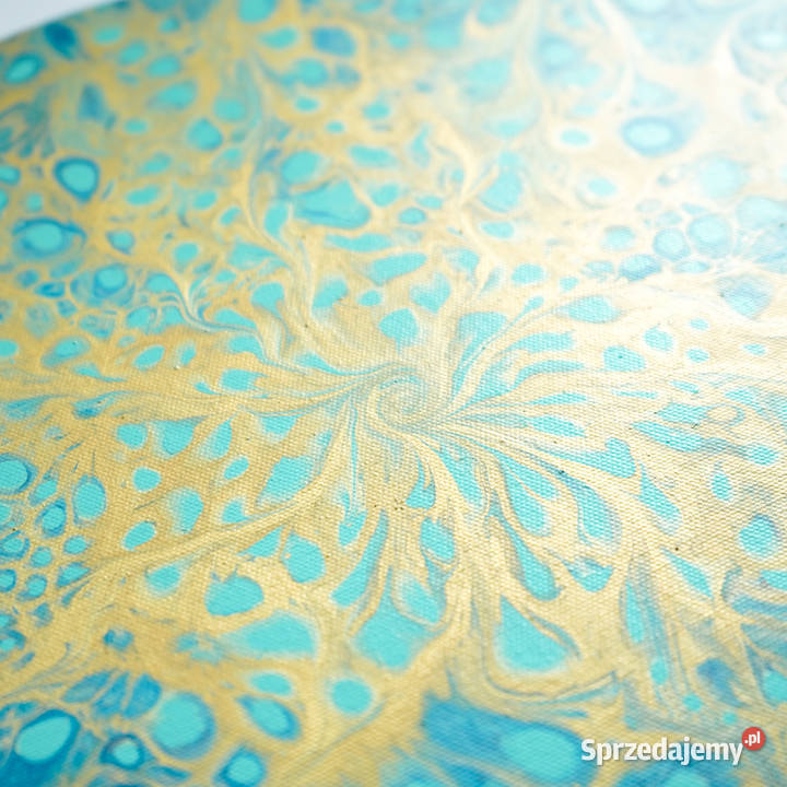 Okrągły obraz Serce Oceanu średnica 40 acrylic Obrazki i obrazy Warszawa