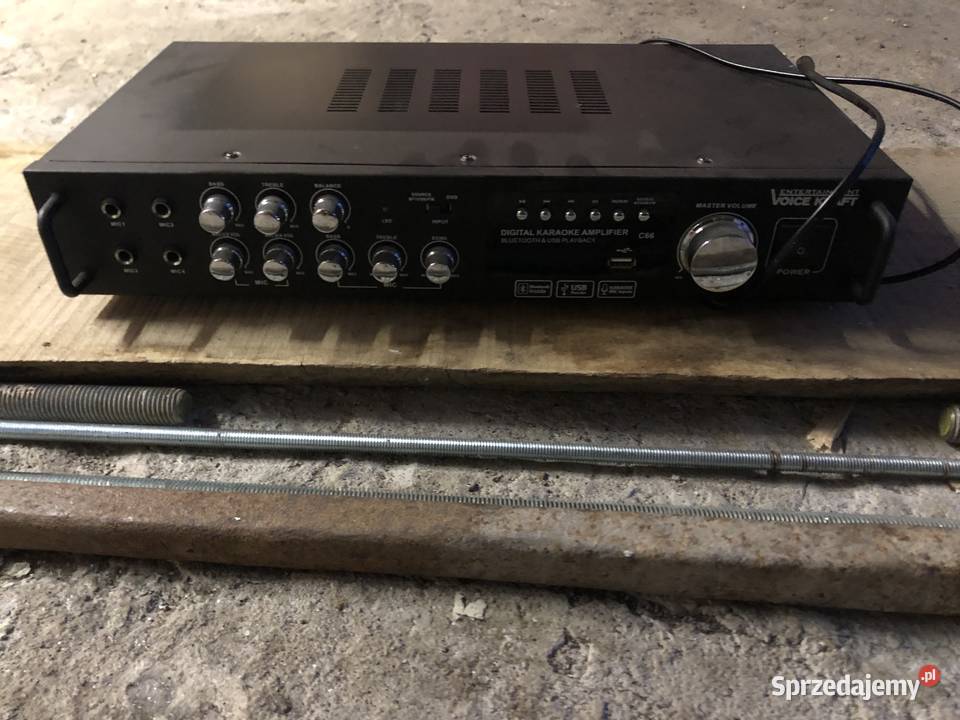 karaoke amplituner c66 Wzmacniacze i pokrewne Stanowice sprzedam