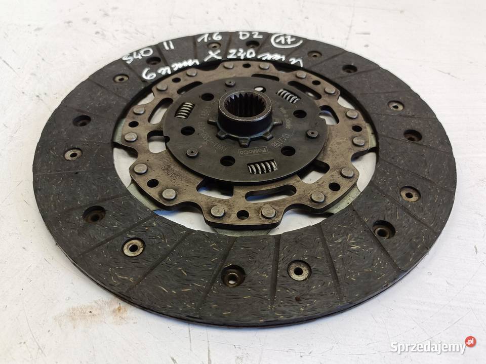 Volvo S40 II 16 D2 DOCISK TARCZA sprzęgło Części samochodowe