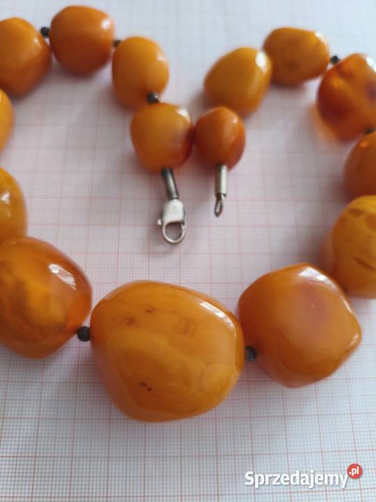Naszyjnik Bursztyn Vintage 177gram podlaskie Białystok