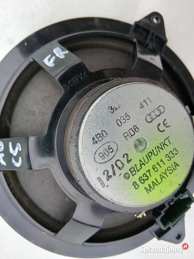 Audi A6 C5 TT głośnik drzwi przednich 4B0035411 Głośniki śląskie